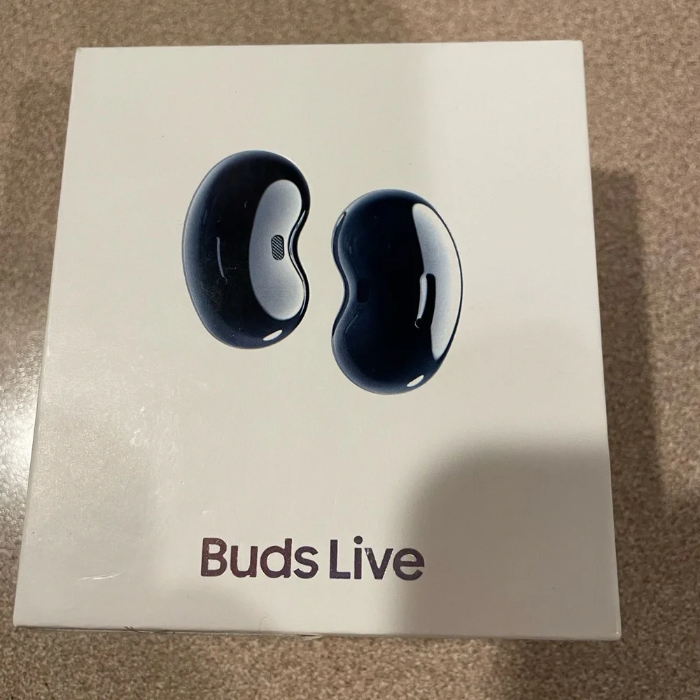 Samsung galaxy buds live. ear buds, black. Almost new. Used maybe 2x. No charger